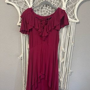 Nasty Gal sexy hot pink dress